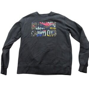 Billionaire Boys Club Mens Black Camo Logo‎ Crewneck Sweatshirt Large BBC
